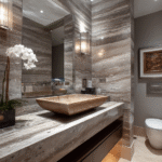 trendy powder room designs