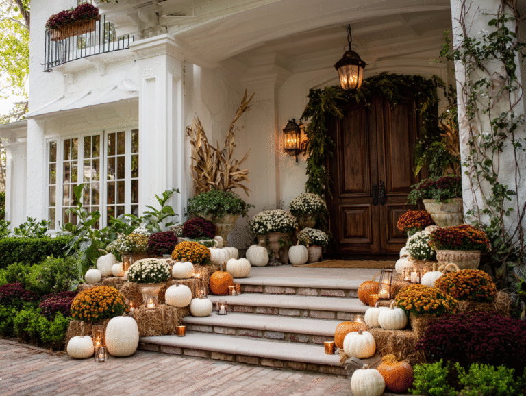 outdoor fall decorations