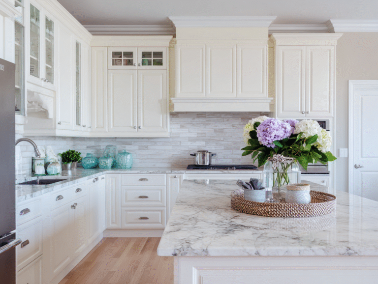 kitchen counter decorating