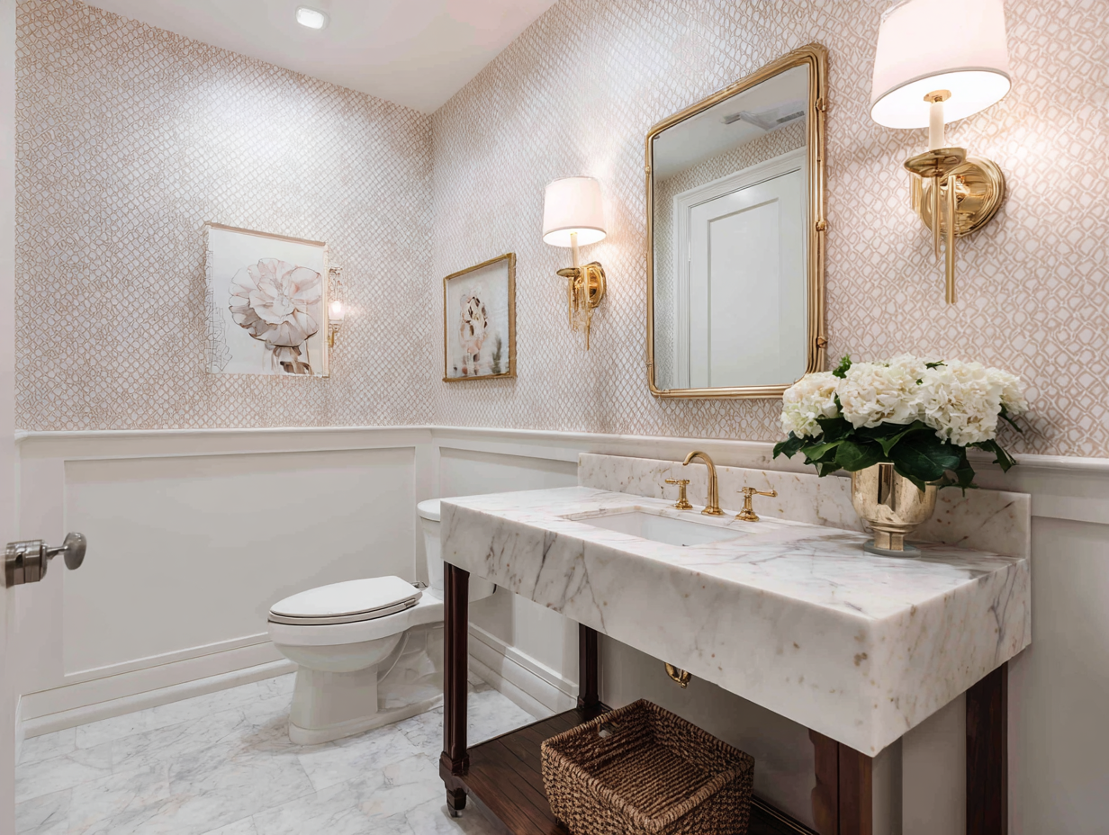 powder room decorating ideas