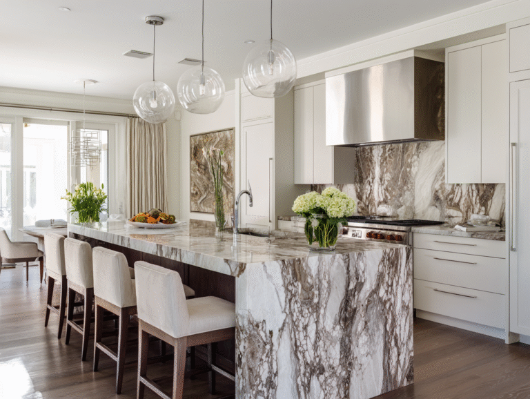 kitchen counter decor