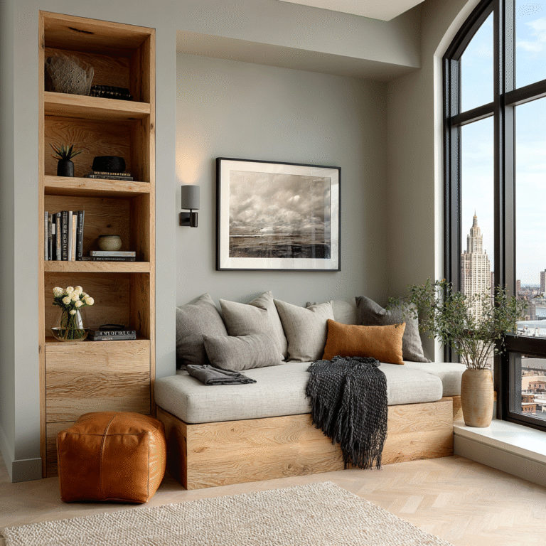 Get expert tips on how to decorate a studio apartment with practical storage solutions, stylish furniture, and clever design ideas to maximize space.