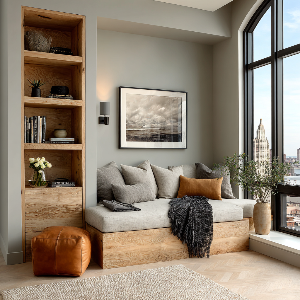 Get expert tips on how to decorate a studio apartment with practical storage solutions, stylish furniture, and clever design ideas to maximize space.