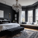 decorating in black and white bedroom