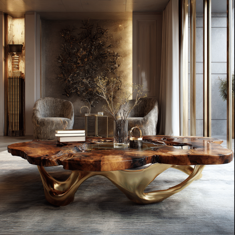 modern coffee table decor